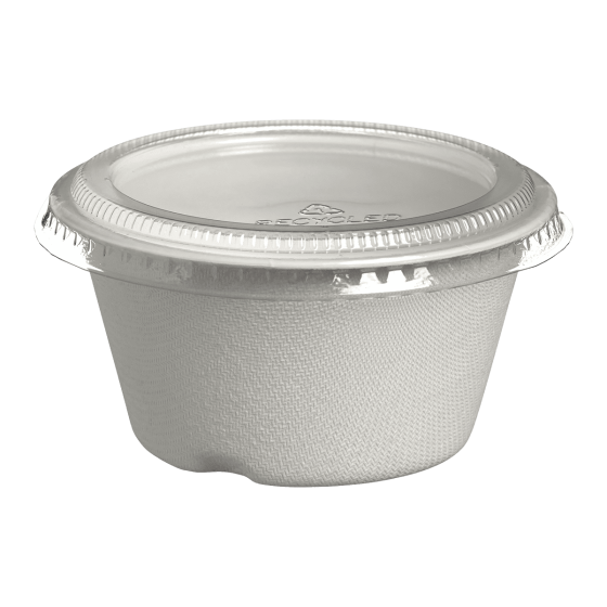 Pot Bodega 180 ml pulpe de canne blanche laminée EVOH sans PFAS