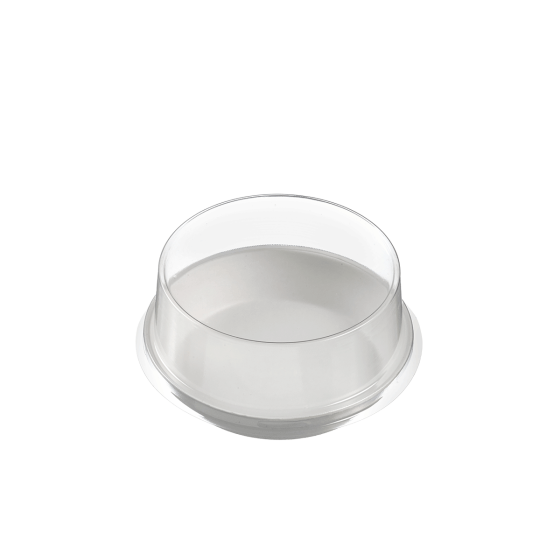 Assiette ronde NINFEA Ø 100 mm blanche sans PFAS