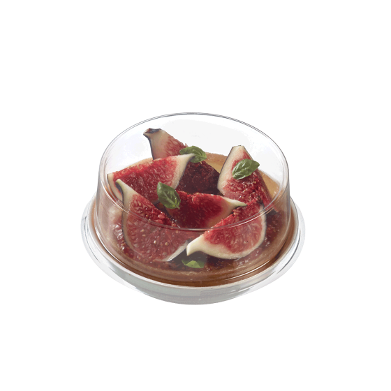 Assiette ronde NINFEA Ø 100 mm blanche sans PFAS