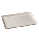 Plateau Kanopée Atlas 1/2 base pulpe de canne blanc sans PFAS