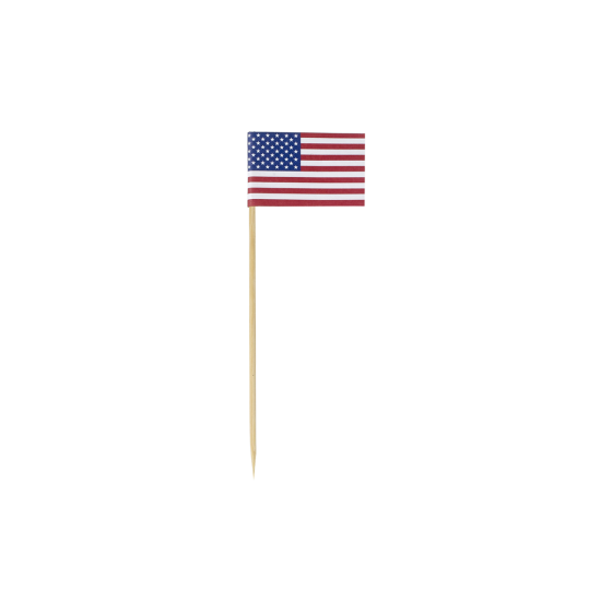 Pique drapeau américain 80mm